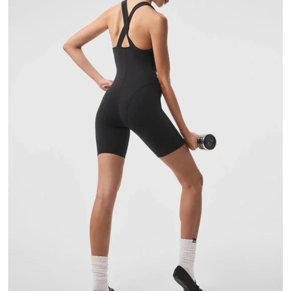 ALO Yoga Black Jumpsuit - Picture 2 of 8